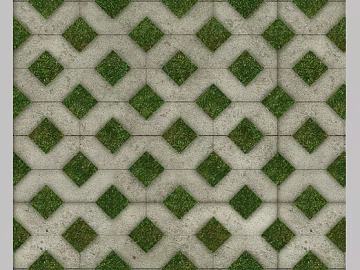 grass-planting brick texture (ID:ffabf5254)