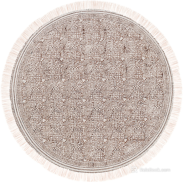 Round carpet texture