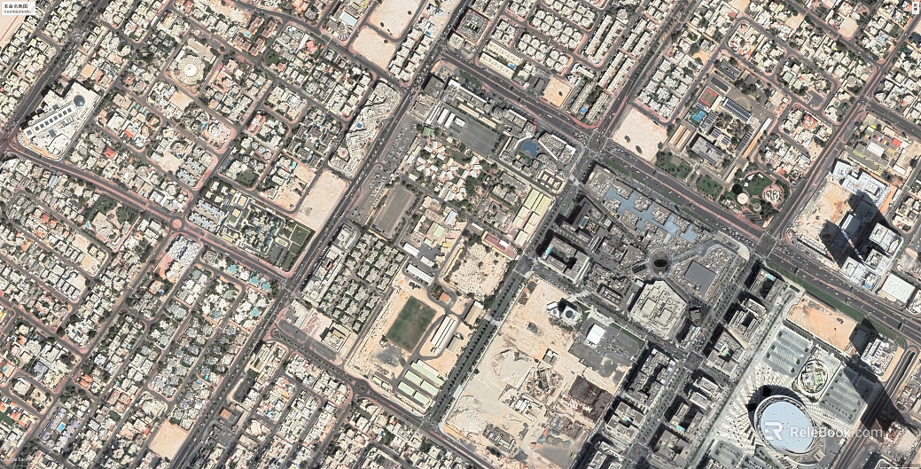 Light Grey City Aerial View Exterior Map texture