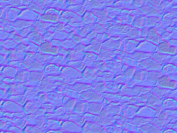 Natural cobblestone masonry wall-normal texture (ID:ffaeh674514)
