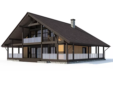 Retro Wooden Villa texture (ID:ffaeh935386)