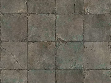 Grey green old cement tiles retro floor tiles texture (ID:ffaeh412716)