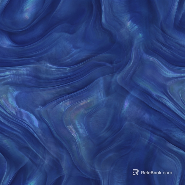 Blue running water pattern marble background wall texture