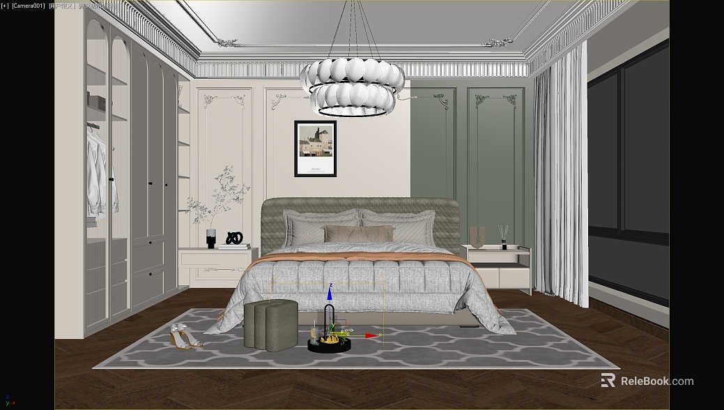 French Dark Brown Solid Wood Floor Bedroom Ground texture