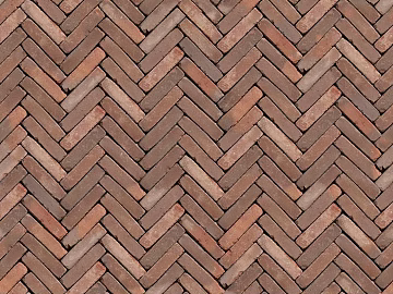 Outdoor Brick Square Brick Herrings Floor Tile 3d model