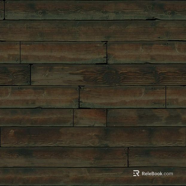 Dark brown dilapidated wood wall decoration texture