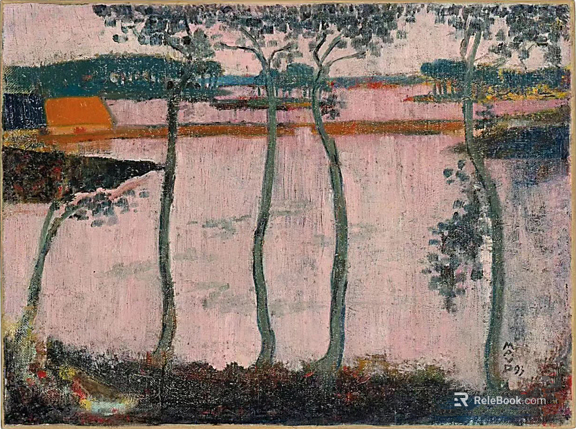 Retro abstract texture oil painting texture