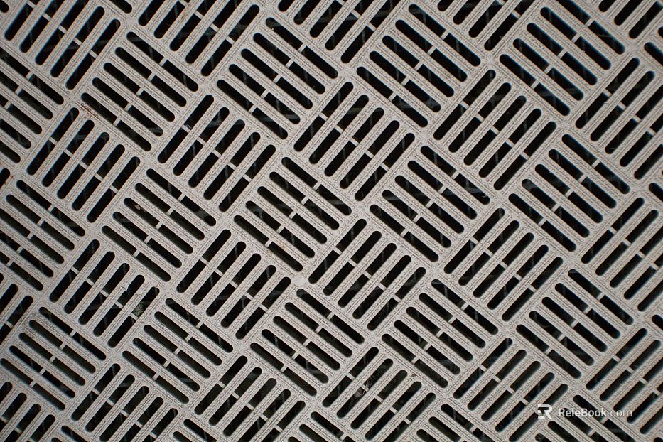 Grating metal texture