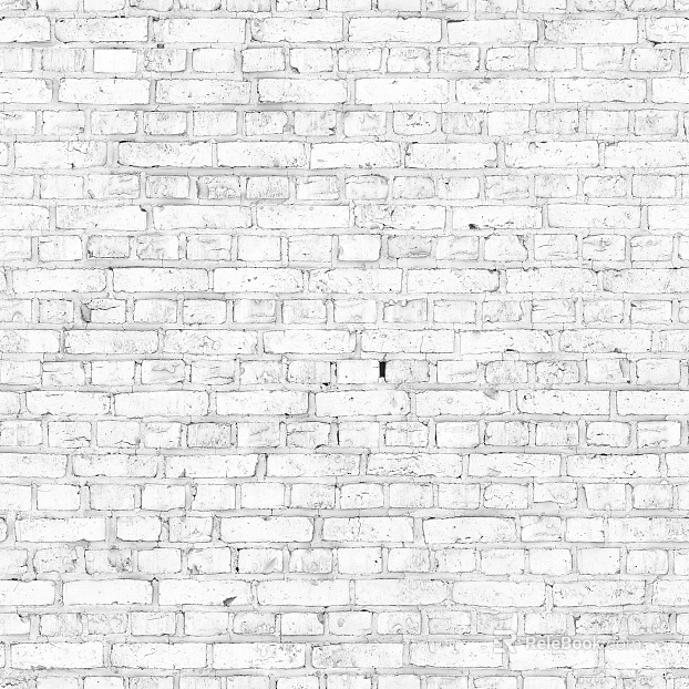 Black and white concave-convex brick wall exterior wall ground texture