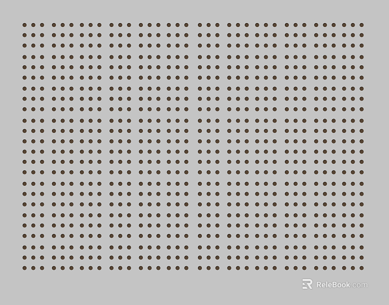 Perforated plate metal texture