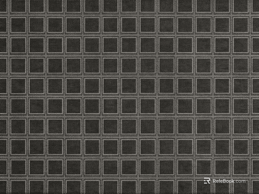 Dark gray fine checkered carpet texture