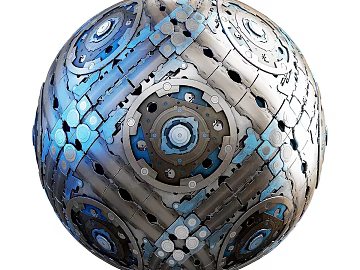 Space capsule PBR texture (ID:ffach606824)