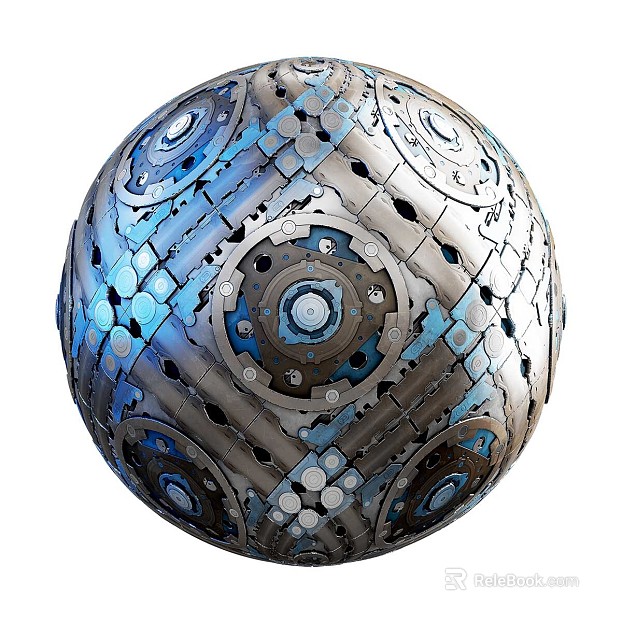 Space capsule PBR texture