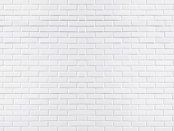 Brick wall small white brick 3d model