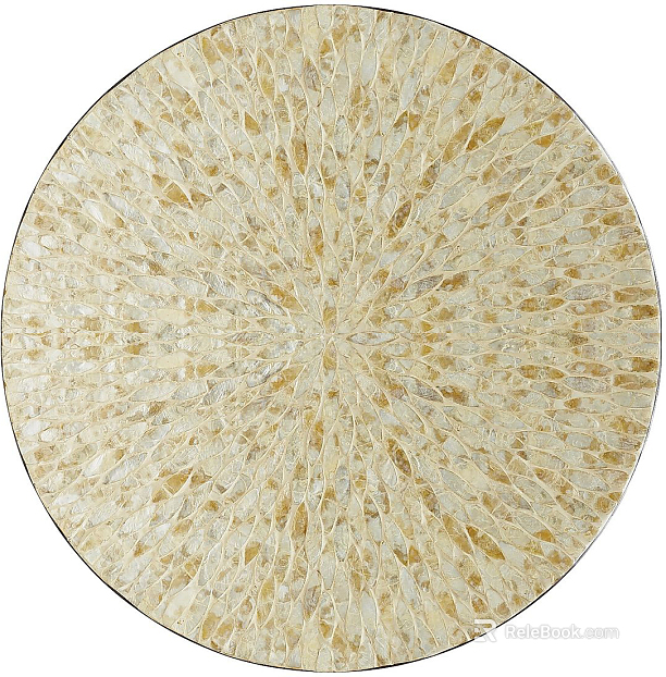 Round carpet texture