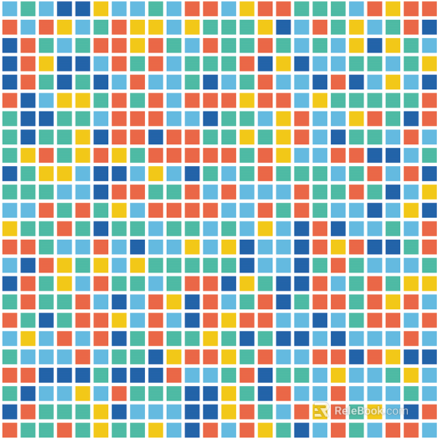 Color jump color tile mosaic texture