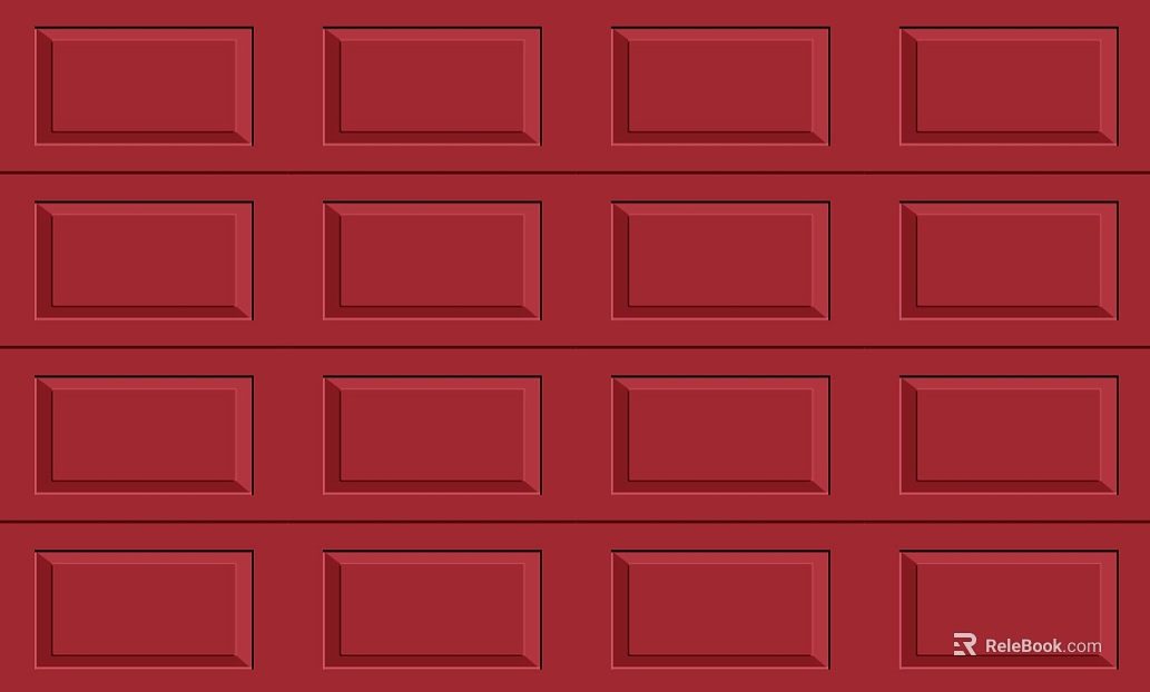 Red three-dimensional plaid wall panel texture