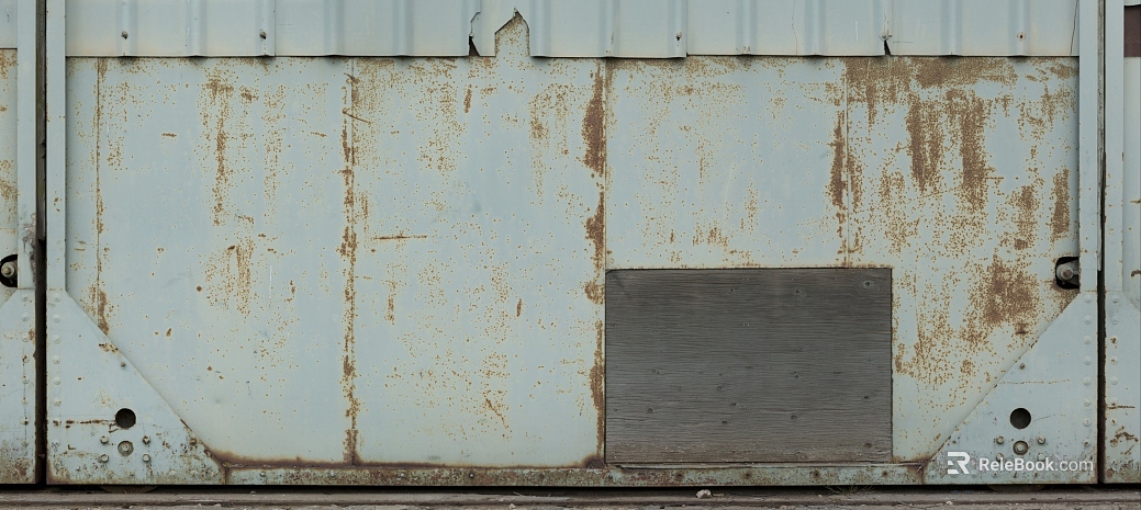 Metal door texture