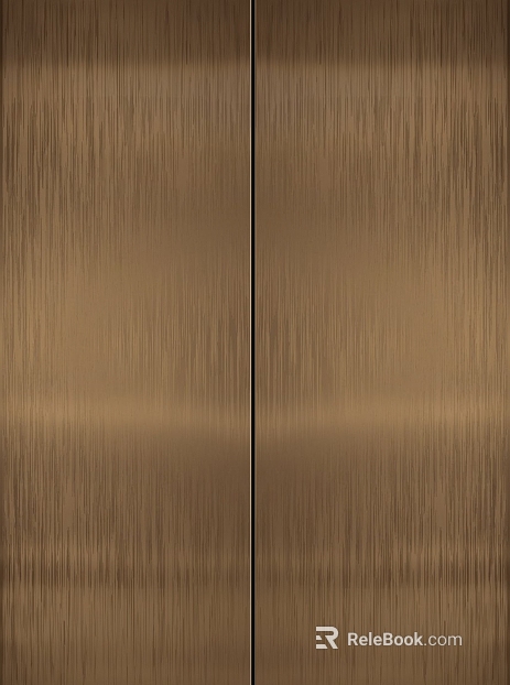 Bronze brushed metal door finish texture
