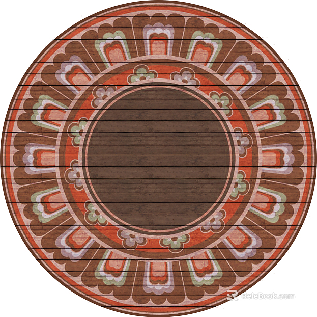 Wooden panel texture