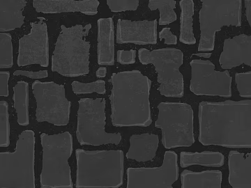 Black and White Bump 3d model