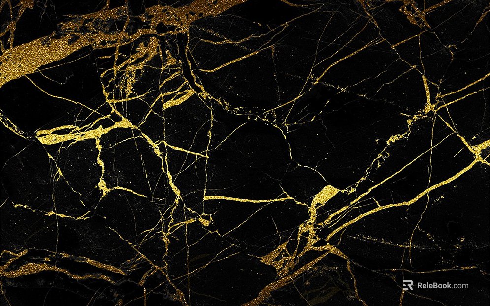 Mesh Marble Black Marble Golden Spot texture