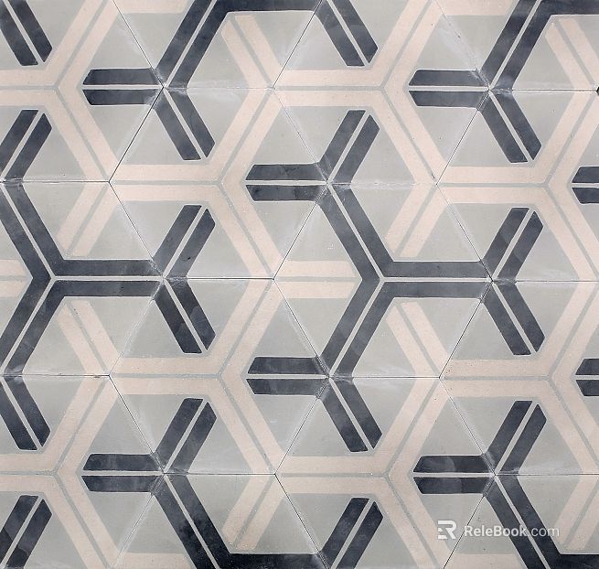 Hexagonal brick hexagonal color small square brick texture