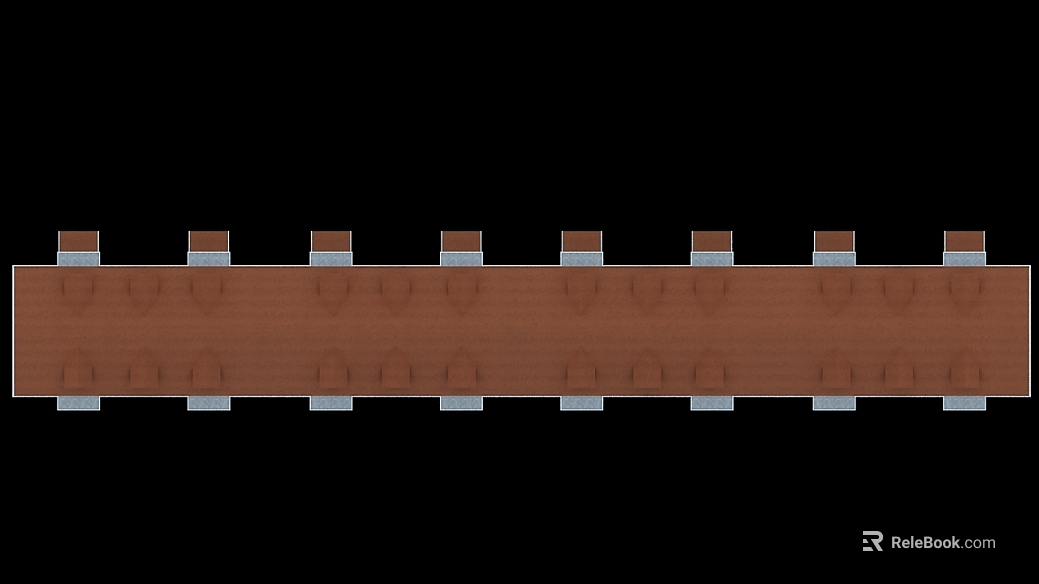 Red-brown wooden carved decorative elements texture