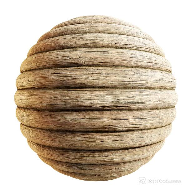Log PBR texture