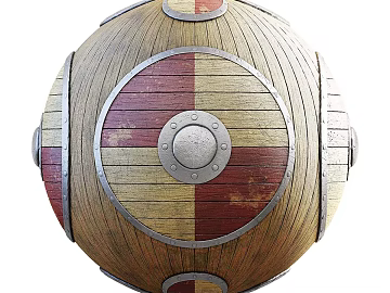 Shield PBR texture (ID:ffach396594)