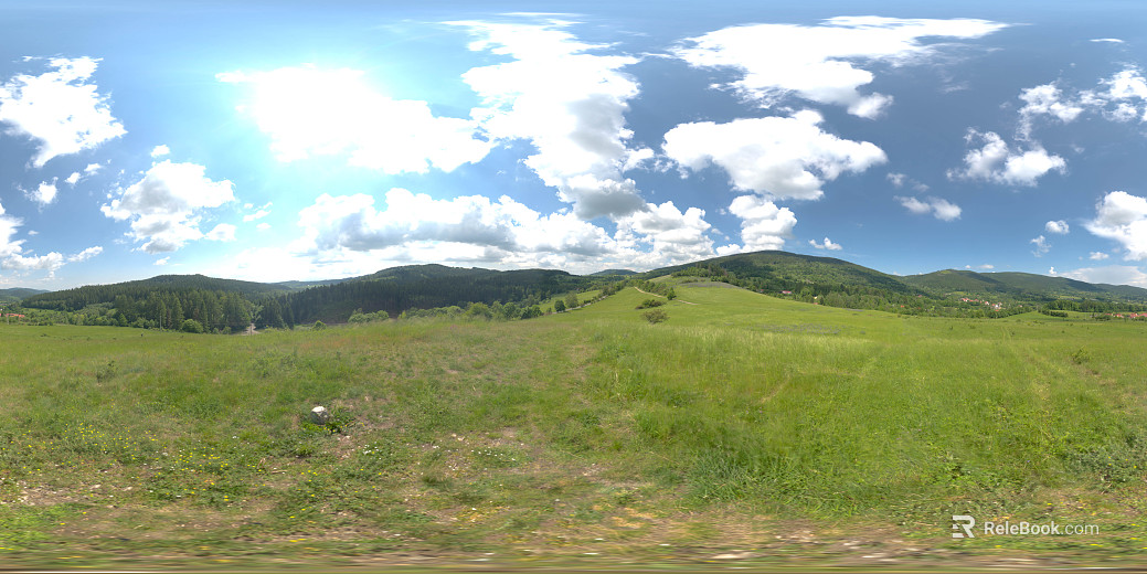 Outdoor Prairie Peak Daytime HDR texture