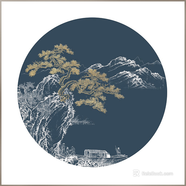 landscape painting texture