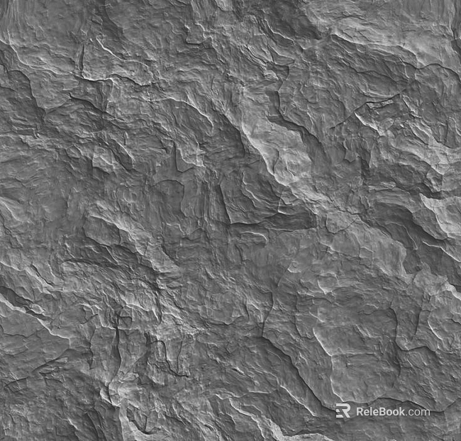 dark gray culture stone rubble concave-convex rock stone texture