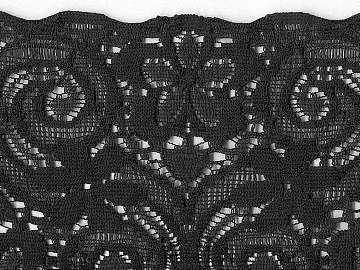Black lace fabric clothing accessories texture (ID:ffaeh767696)