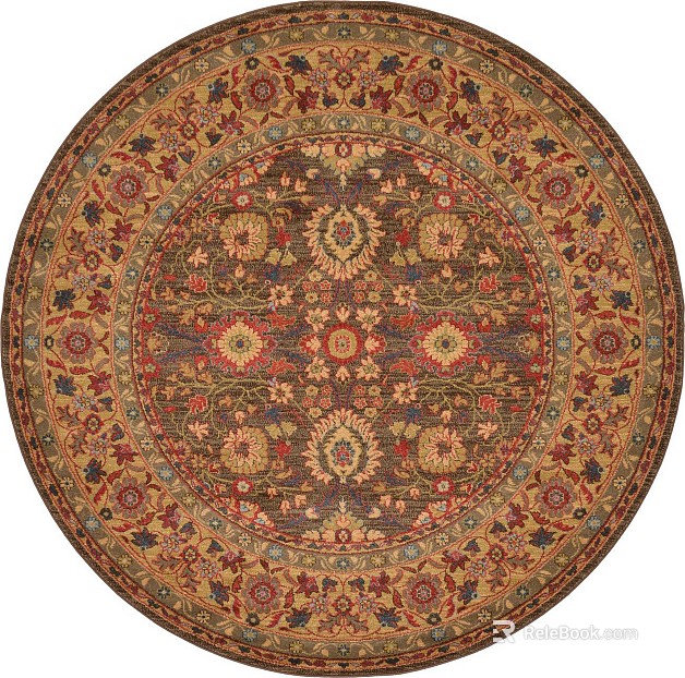 Round carpet texture