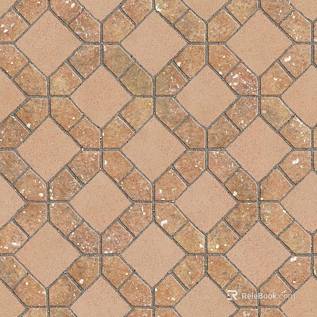 Outdoor red parquet floor tile seamless texture