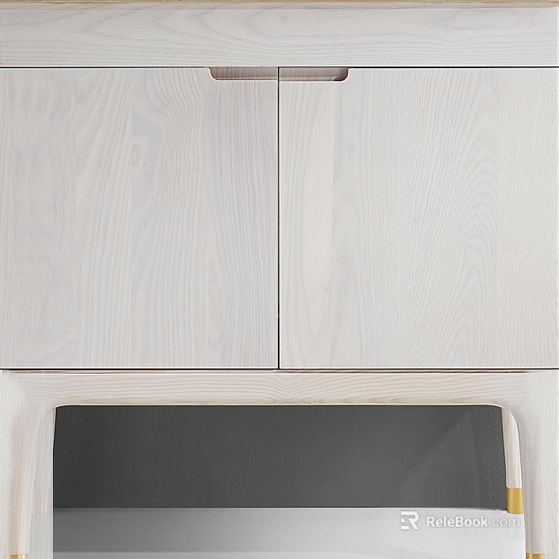 Light white wood grain furniture cabinet door texture