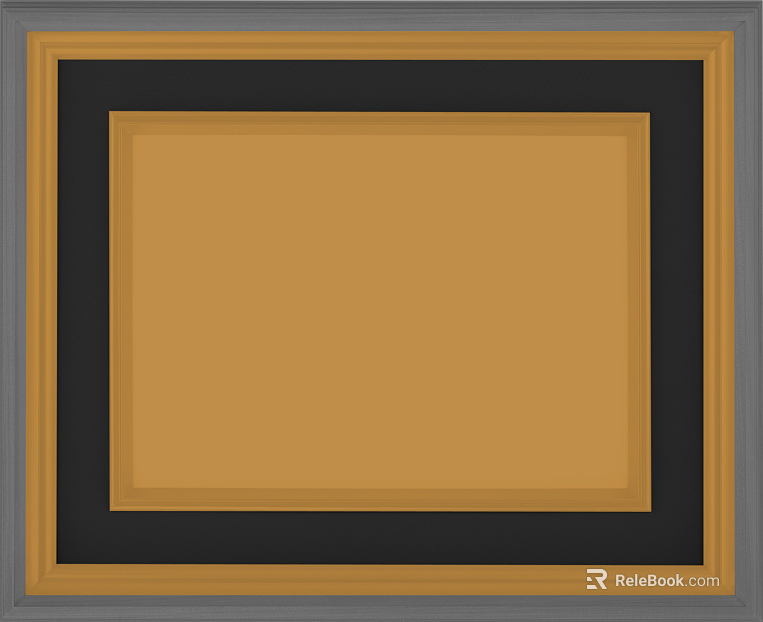 Retro Orange Photo Frame texture