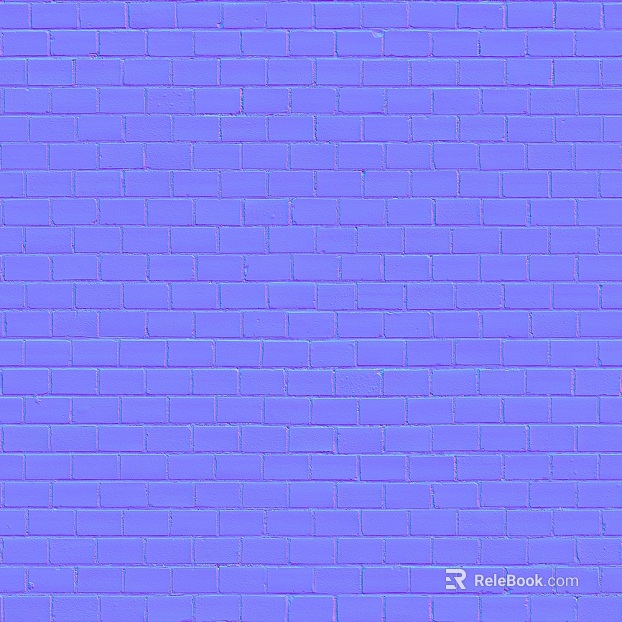 Normal concave-convex do old red brick wall ground texture