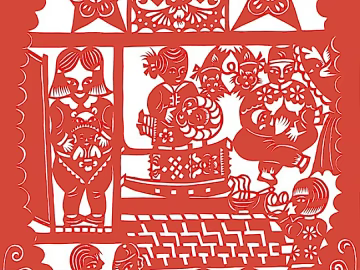 paper-cut painting texture (ID:ffajg98921)