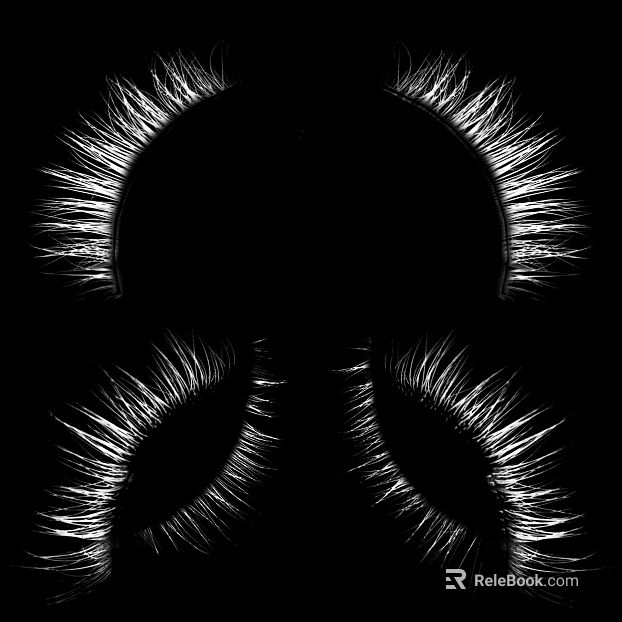 Eyelashes texture