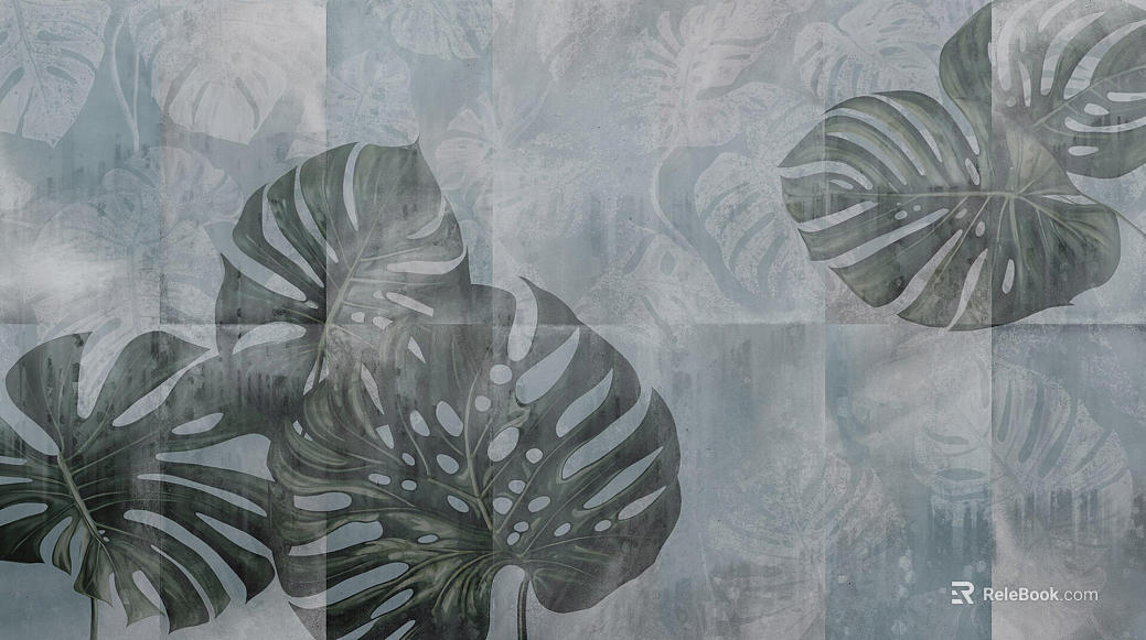 Blue Plant Wallpaper texture