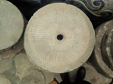 Stone graphite grinding disc texture (ID:ffacg60600)