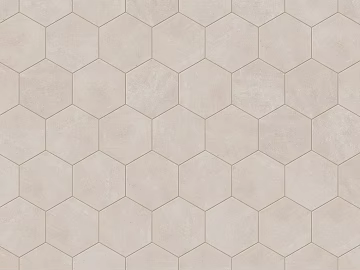 French Cream Hexagonal Curry Art Brick texture (ID:ffaeh266297)