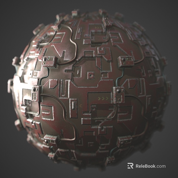 Sci-fi Space Capsule PBR texture