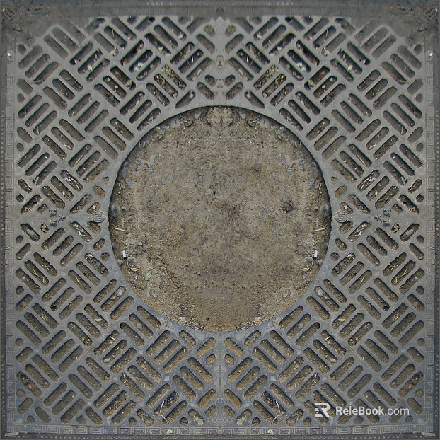 manhole cover texture