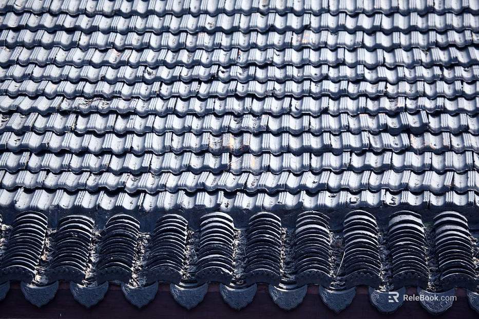 Green tile texture
