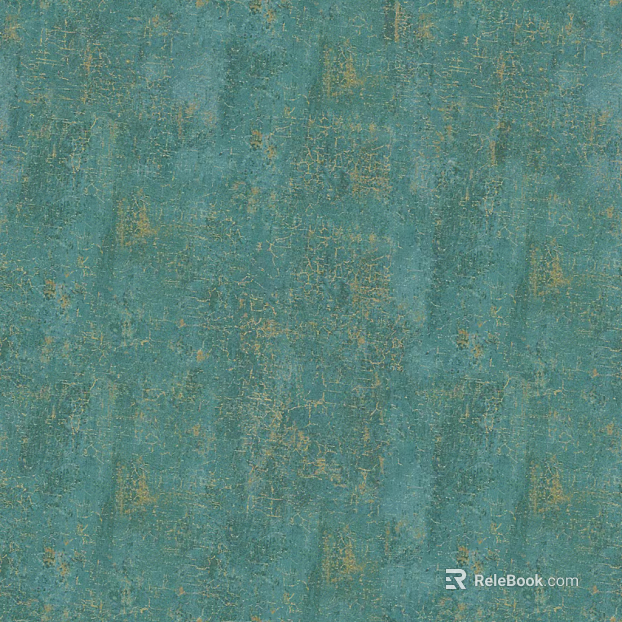 Retro blue-green art paint wall texture