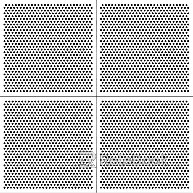 Perforated plate texture