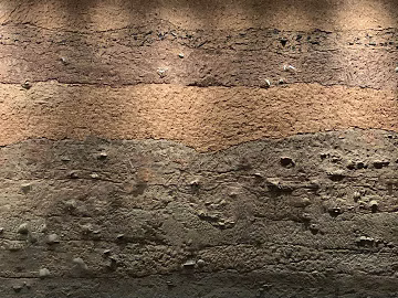 archaeological soil layer texture (ID:ffach463336)